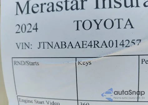 2024 Toyota Gr Corolla Circuit from USA, damaged, VIN JTNABAAE4RA014257